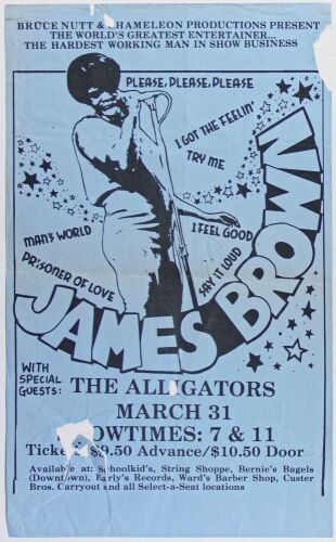 1966 James Brown Veterans Memorial Auditorium Columbus Flyer Fine 59