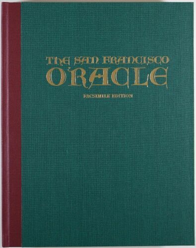1991 San Francisco Oracle Facsimile Edition LE Signed Allen Cohen Hardbound Book with Collection of 12 Covers and 1 Promo Poster