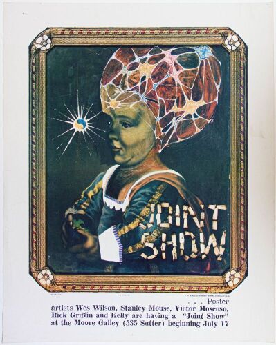 1967 AOR-2.348 Stanley Mouse Joint Show Moore Gallery Uncut Poster Near Mint 81