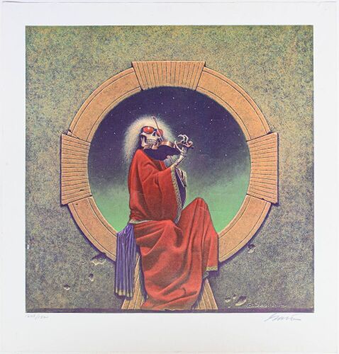 Grateful Dead Blues For Allah LE Signed Garris Print Extra Fine 67