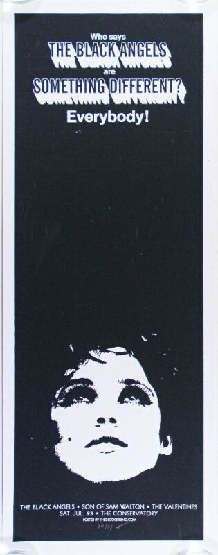 2006 The Black Angels The Conservatory Oklahoma City LE Signed Geoff Peveto Poster Mint 90