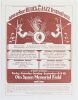 1972 Howlin' Wolf Sun Ra Miles Davis Ann Arbor Blues & Jazz Festival Otis Spann Memorial Field Handbill Near Mint 89