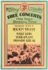 1973 Ann Arbor Rockin Reggie Whiz Kids Free Concert Otis Spann Field Handbill Excellent 75