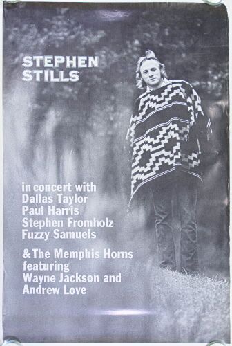 1971 Stephen Stills US Tour Poster Extra Fine 65