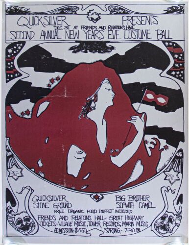 1971 Quicksilver Messenger Service Big Brother Friends and Relations Hall Extra Fine 67