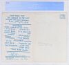 1968 BG-146 & 147 Moody Blues Deep Purple Fillmore West Double Postcard CGC 7.5 - 2