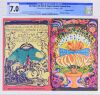 1968 BG-138 & 139 Mike Bloomfield Super Session Canned Heat Fillmore West Double Postcard CGC 7.0