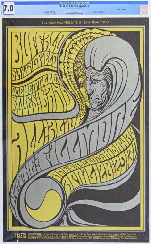 1967 BG-61 Buffalo Springfield Fillmore Auditorium Poster CGC 7.0