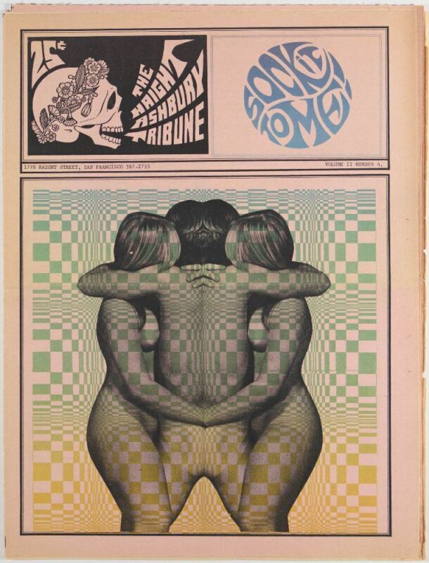 1968 Haight Ashbury Tribune Vol. 2 No. 4 Underground Newspaper Near Mint 87