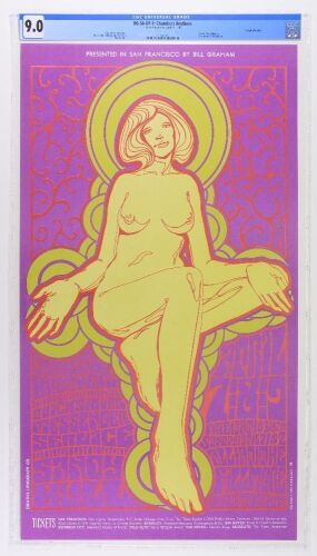 1967 BG-58 The Chambers Brothers Fillmore Auditorium Poster CGC 9.0