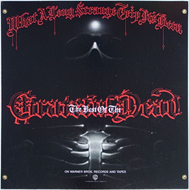 1977 Rick Griffin Grateful Dead What a Long Strange Trip It's Been Warner Bros. Promo Poster Near Mint 85