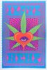 1994 Victor Moscoso I Love Hemp Printers Proof Signed Moscoso Poster Near Mint 87