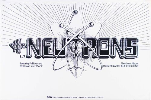 1975 Rick Griffin The Neutrons Tales From the Blue Cocoons Promo Poster Excellent 79