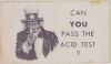 1965 Can You Pass The Acid Test? Original Intrepid Trips ID Card Excellent 79