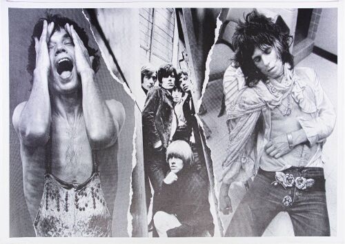 1970s Rolling Stones Personality Posters Inc. Headshop Poster Excellent 77