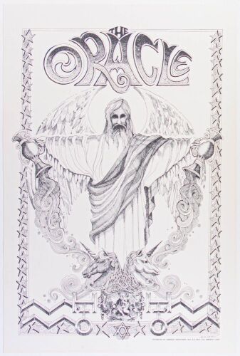 1967 Rick Griffin The Oracle Berkeley Bonaparte RP2 Poster Excellent 77