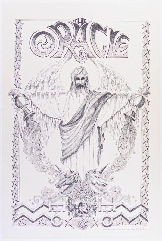 1967 Rick Griffin The Oracle Berkeley Bonaparte RP2 Poster Excellent 77