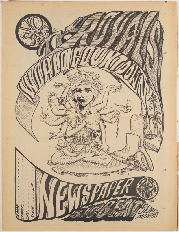 1967 World Countdown Music Newspaper Vol. 3 No. 2 Excellent 75