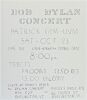 1965 Bob Dylan Patrick Gym University of Vermont Flyer Mint 91