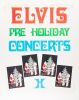 1975 Elvis Presley Hilton Las Vegas Pre Holiday Concerts Poster Excellent 73