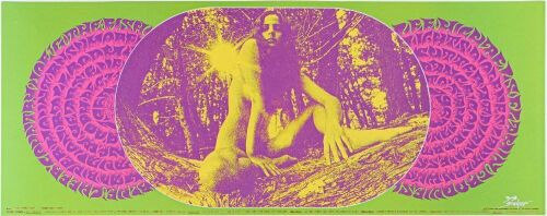 1967 FD-99 Blue Cheer Country Joe & the Fish Avalon Ballroom Signed Schnepf RP2 Poster Near Mint 85