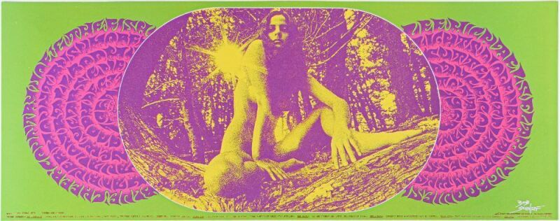 1967 FD-99 Blue Cheer Country Joe & the Fish Avalon Ballroom Signed Schnepf RP2 Poster Near Mint 85