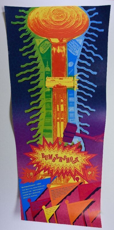1991 B.B. King Etta James Neville Bros Laura Nyro Bumbershoot Seattle Arts Fest Poster Extra Fine 63