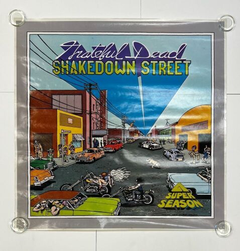 1978 Grateful Dead Shakedown Street Arista Records Promotional Poster Excellent 77