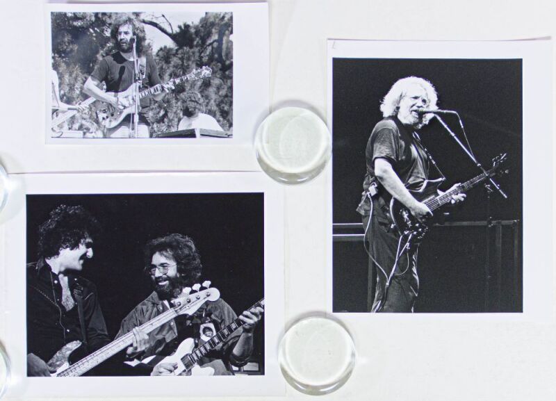 Set of 3 Jerry Garcia Performance Photos