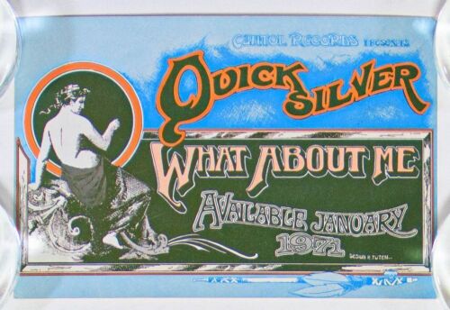1971 Quicksilver Messenger Service What About Me Capitol Records Promotional Postcard Near Mint 85