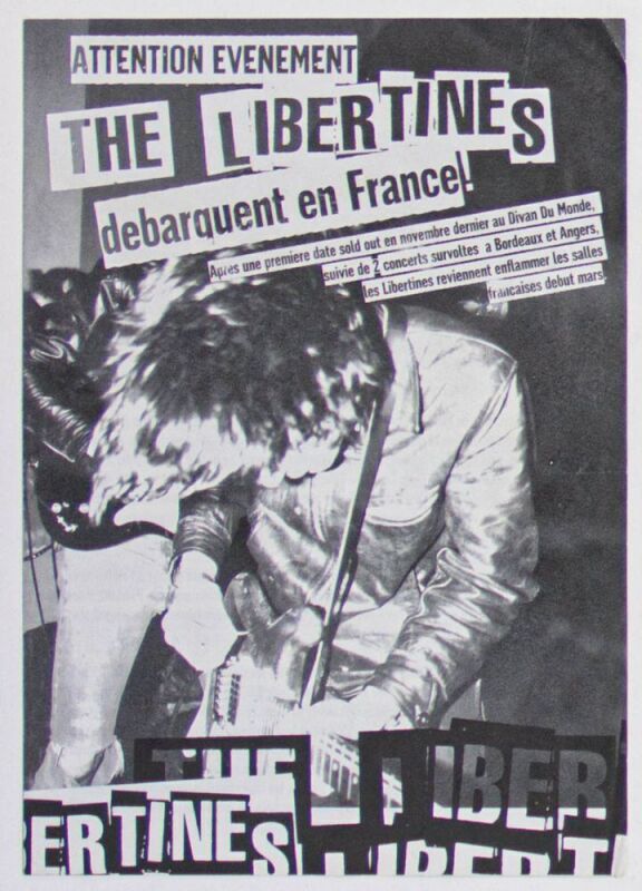 2002 The Libertines in France Program Excellent 79