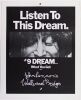 1974 John Lennon #9 Dream Promo Window Card Extra Fine 69