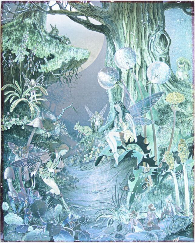 1989 Jean and Ron Henry The First Meeting Foil Art Print Extra Fine 67