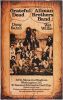 1973 Grateful Dead Allman Brothers Band RFK Stadium RP2 Poster Near Mint 85