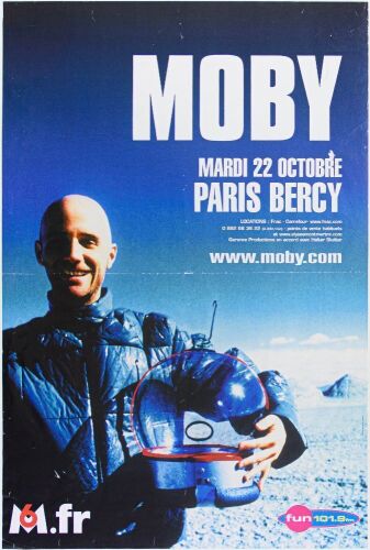 2002 Moby Paris Bercy Poster Extra Fine 67