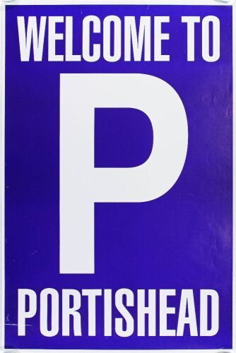 1998 Welcome to Portishead Promotional Poster Near Mint 85