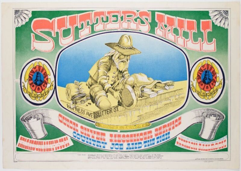 1967 FD-62 Quicksilver Messenger Service Avalon Ballroom Poster Excellent 77