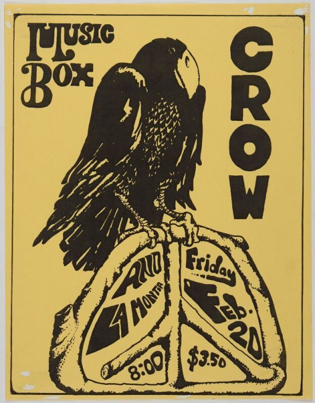 Crow Music Box Flyer Excellent 75