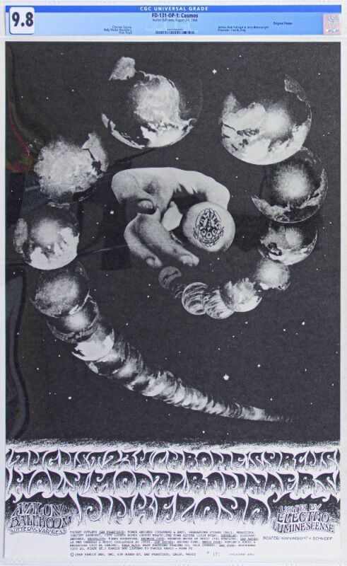 1968 FD-131 Pink Floyd Avalon Ballroom Poster CGC 9.8