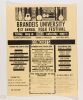 1963 Bob Dylan Pete Seeger Brandeis University First Annual Folk Festival Order Form Flyer Near Mint 89