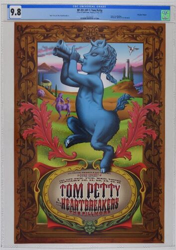 1997 NF-251 Tom Petty & The Heartbreakers The Fillmore Poster CGC 9.8