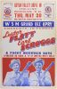 1957 Lester Flatt & Earl Scruggs Guyan Valley Drive-In Theatre West Virginia Hatch Cardboard Poster Excellent 75