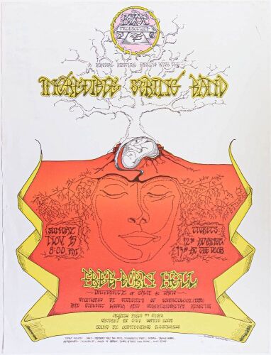 1970 Incredible String Band Freeborn Hall Poster Extra Fine 65