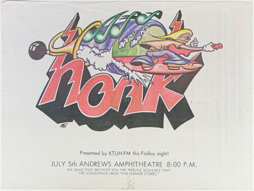 1975 Honk Andrews Amphitheatre Honolulu Poster Excellent 75