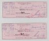 1974 Pair of FA Management Checks to Lynyrd Skynyrd 2 Members Bassist Leon Wilkeson & Drummer Bob Burns
