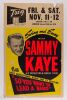 1955 Sammy Kaye Big Jazz Band The Trig Ballroom Wichita Kansas Cardboard Poster Fine 59