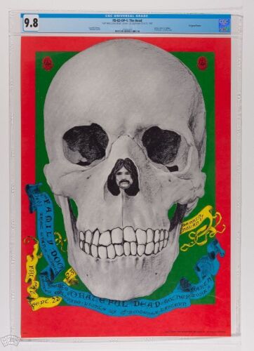1967 FD-82 Grateful Dead 1601 W Evans Street Denver Poster CGC 9.8