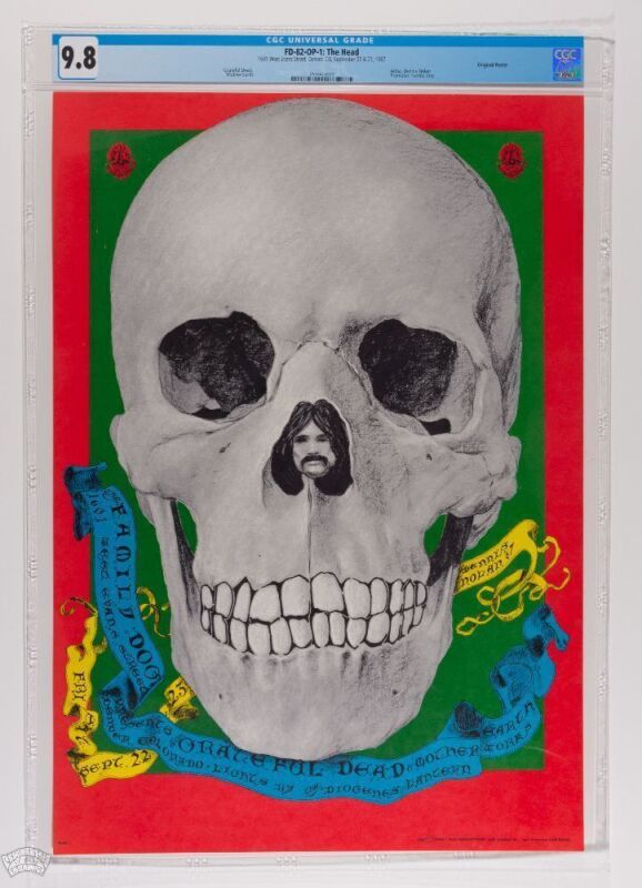 1967 FD-82 Grateful Dead 1601 W Evans Street Denver Poster CGC 9.8