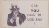1965 Can You Pass The Acid Test? Original Intrepid Trips ID Card Excellent 79