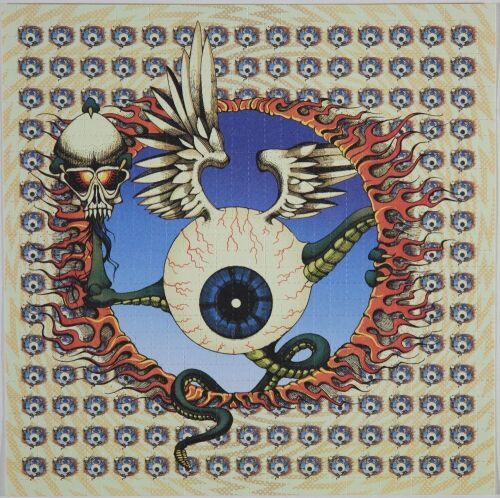 2024 BG-105 Jimi Hendrix Flying Eyeball Blotter Art Mint 91